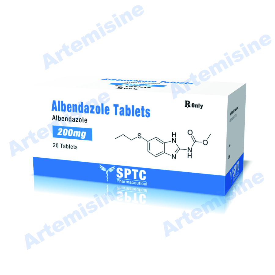 Albendazole Tablets packaging