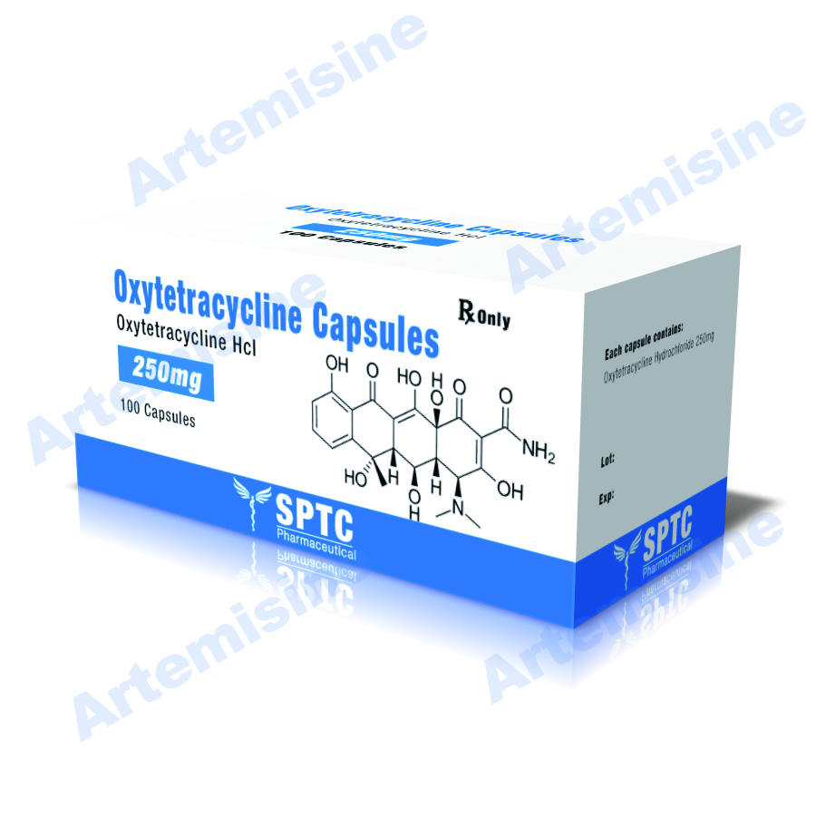 Oxytetracycline Capsules packaging