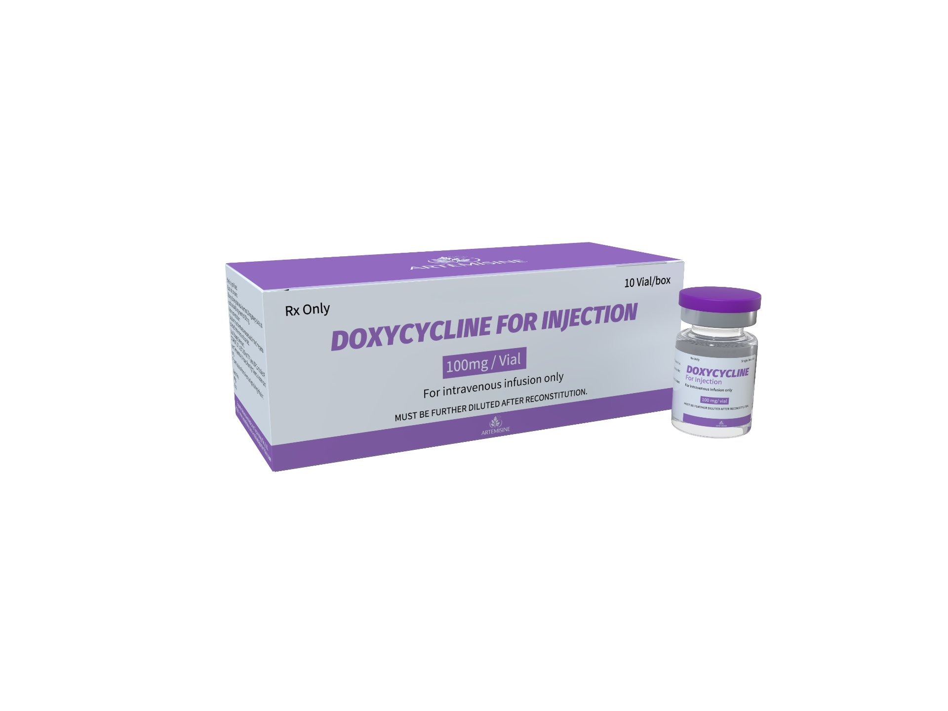 Doxycycline for Injection 100mg product packaging