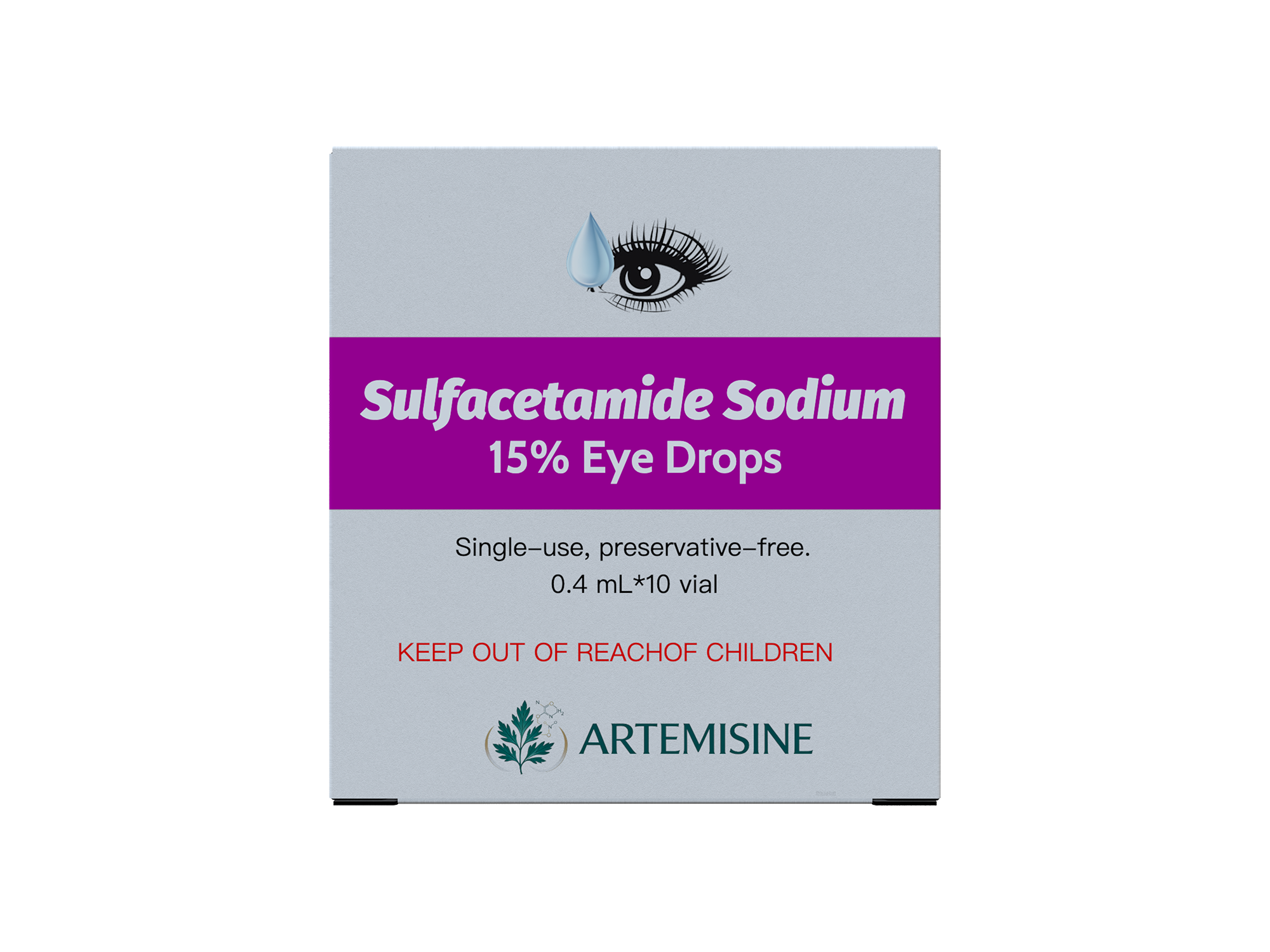 Sulfacetamide Sodium Eye Drops product packaging