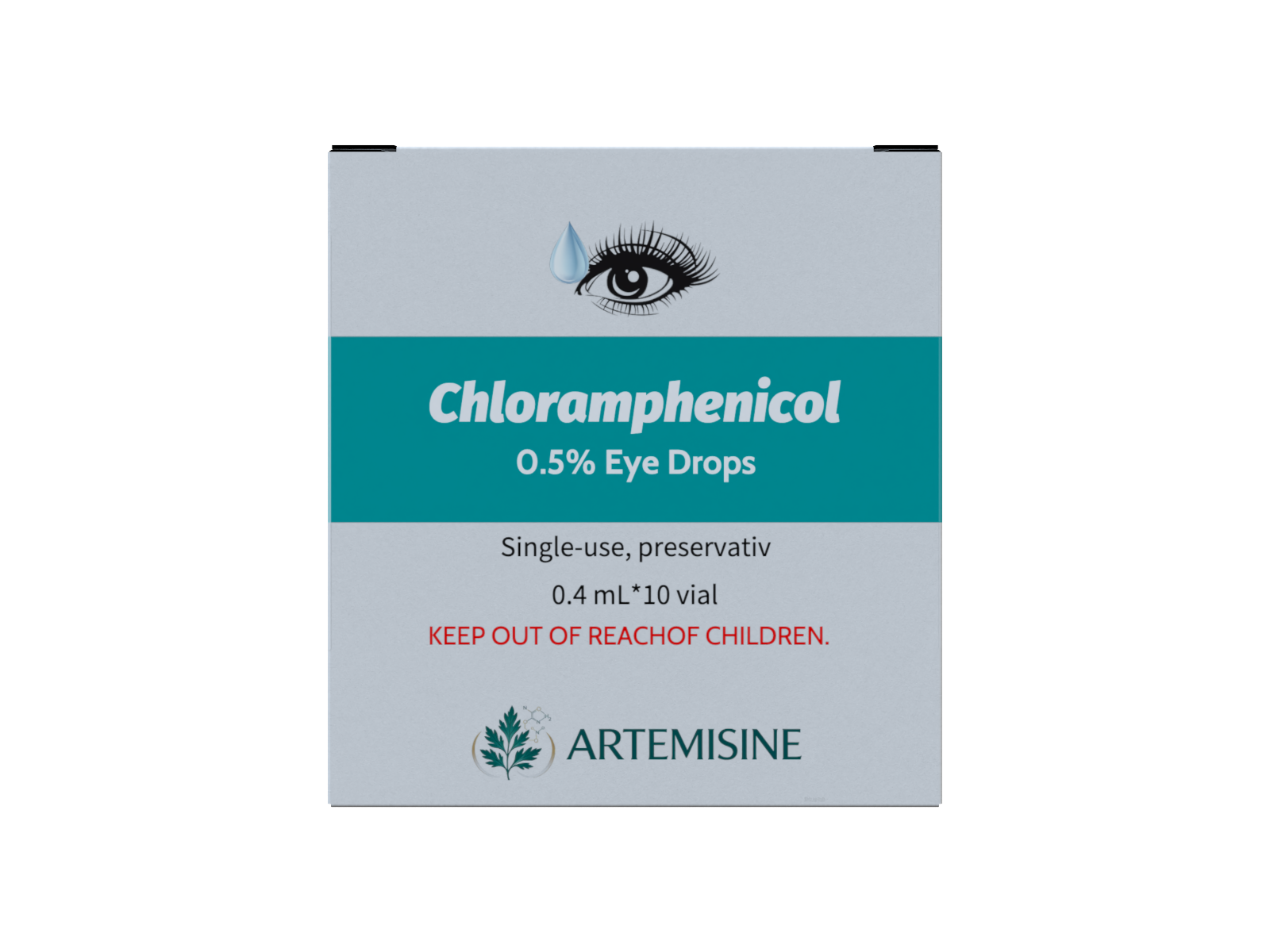 Chloramphenicol Eye Drops packaging