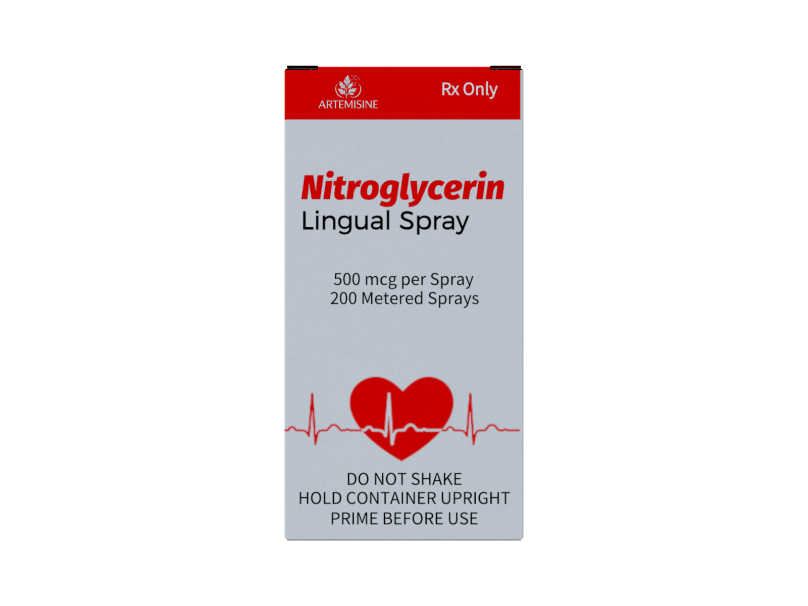 Nitroglycerin 500 mcg per Spray product packaging