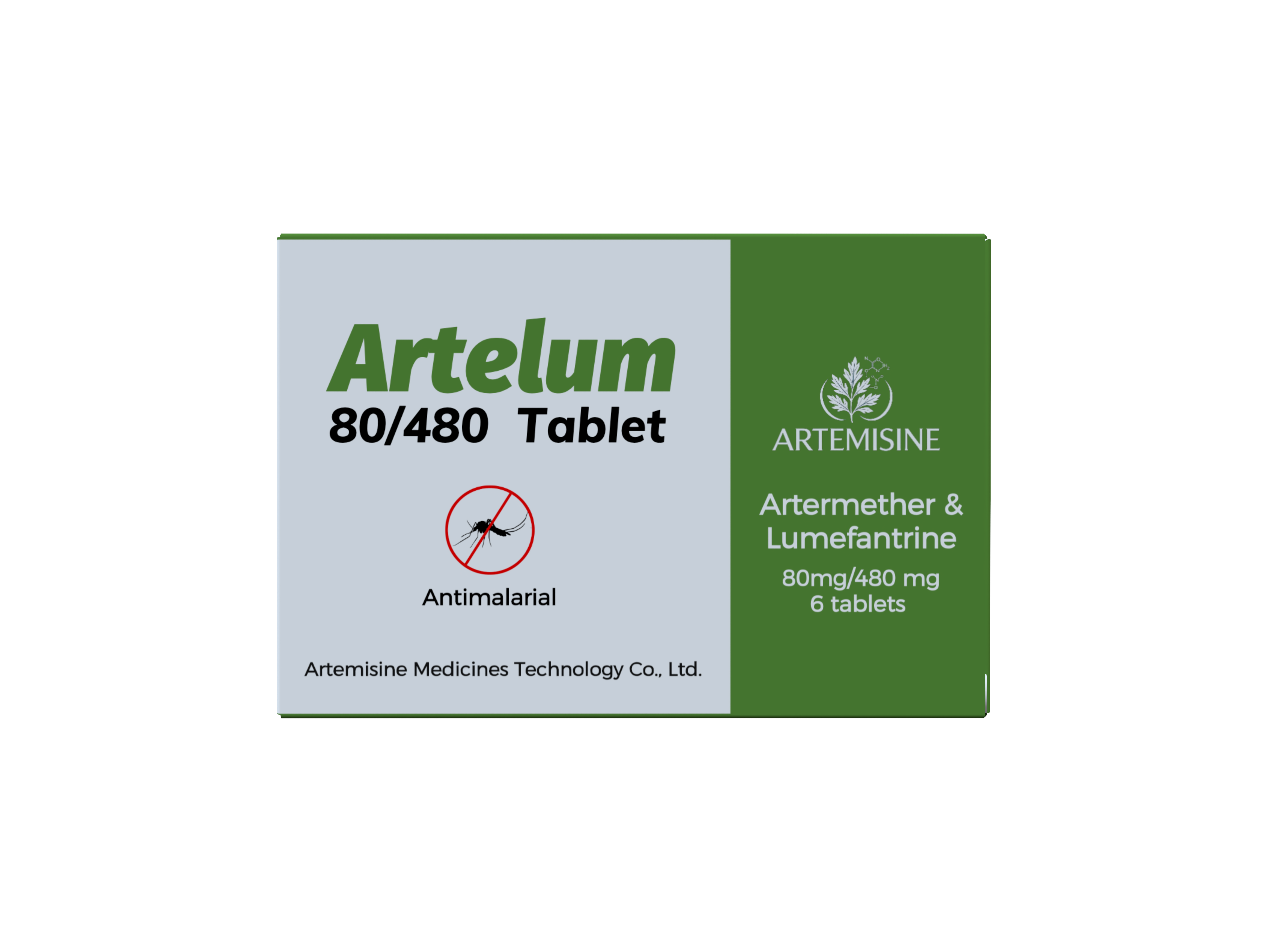 Artemether Lumefantrine 80 480mg packaging